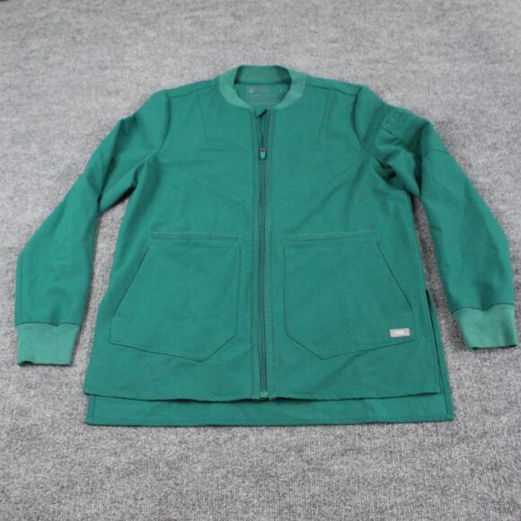 Figs Jacket Womens Small Bellery Scrub Green Technical Collection Nurse College - Picture 1 of 9